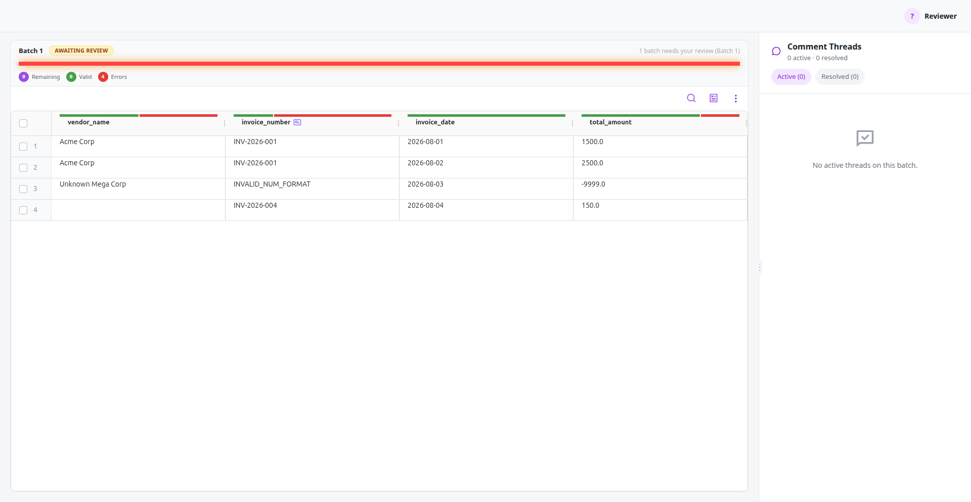 Reviewer join landing page for collaborative audit reviews.